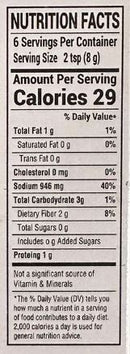 The Nutrition Facts of Lazzat Qorma Masala