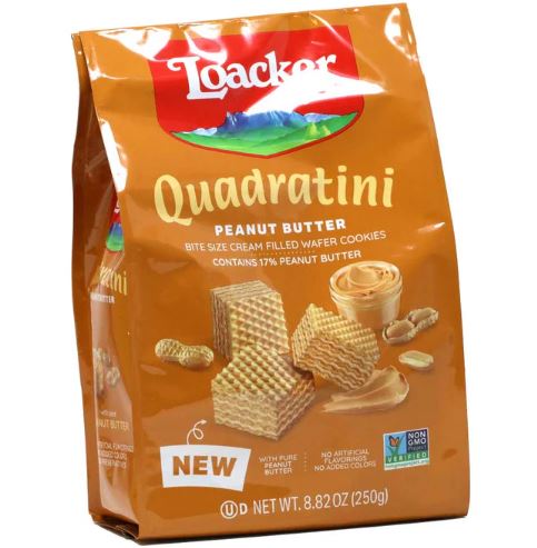 Loacker Quadratini Peanut Butter Wafers MirchiMasalay