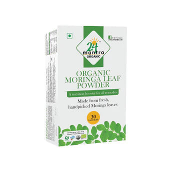 24 Mantra Organic Moringa Powder MirchiMasalay
