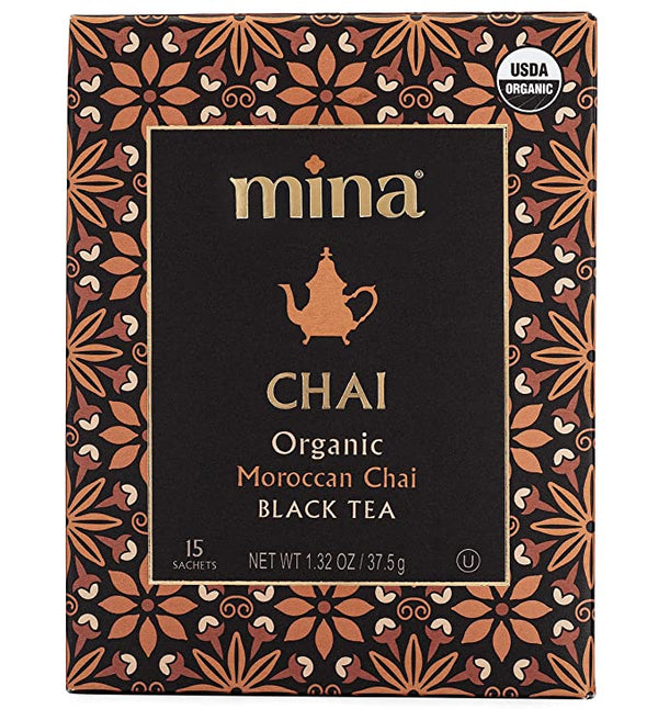 Mina Chai Organic Moroccan Chai Black Tea MirchiMasalay