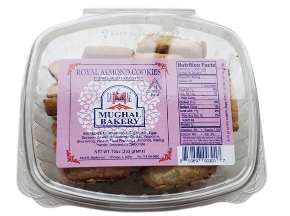 Mughal Bakery Royal Almond Cookies MirchiMasalay
