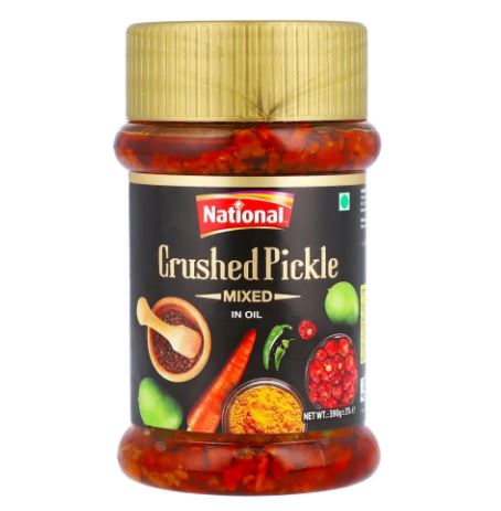 National Crushed Pickle (Mixed In oil) Small MirchiMasalay