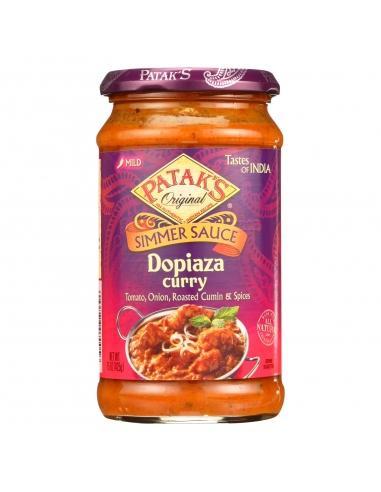 Patak's Dopiaza Curry Simmer Sauce (Tomato, Onion & Cumin- Mild) MirchiMasalay
