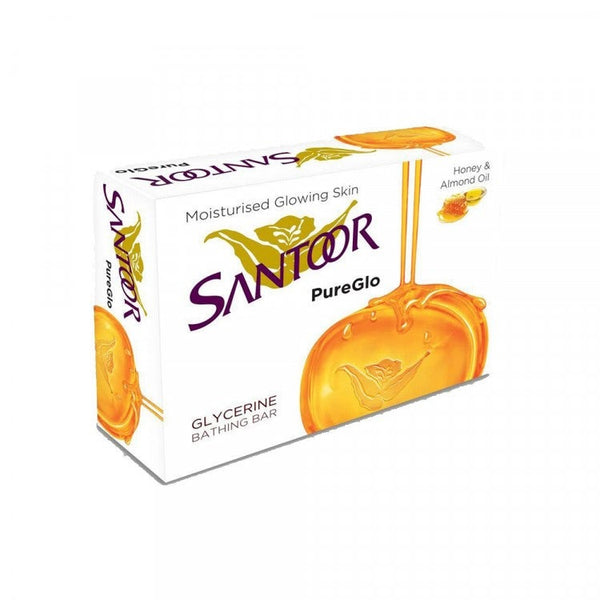 Santoor Pure Glow Glycerin Soap MirchiMasalay