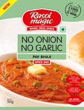 RM Pav Bhaji - No Onion or Garlic MirchiMasalay