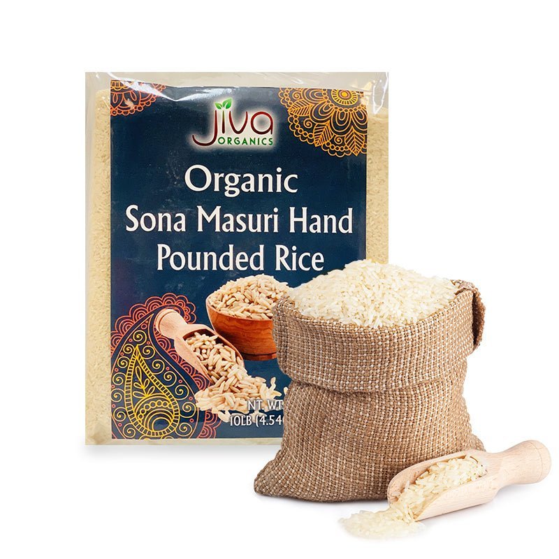 Jiva Organic Sona Masoori Rice Hand Pounded MirchiMasalay