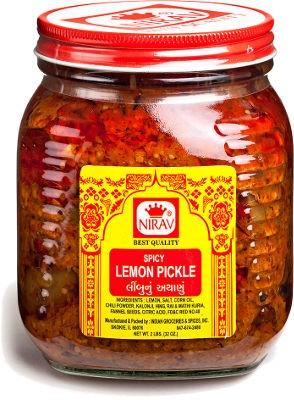 Nirav Homemade Spicy Lemon Pickle 2lb MirchiMasalay