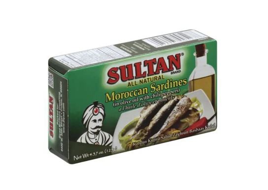 Sultan Moroccon Sardines (In olive oil with chili peppers) MirchiMasalay