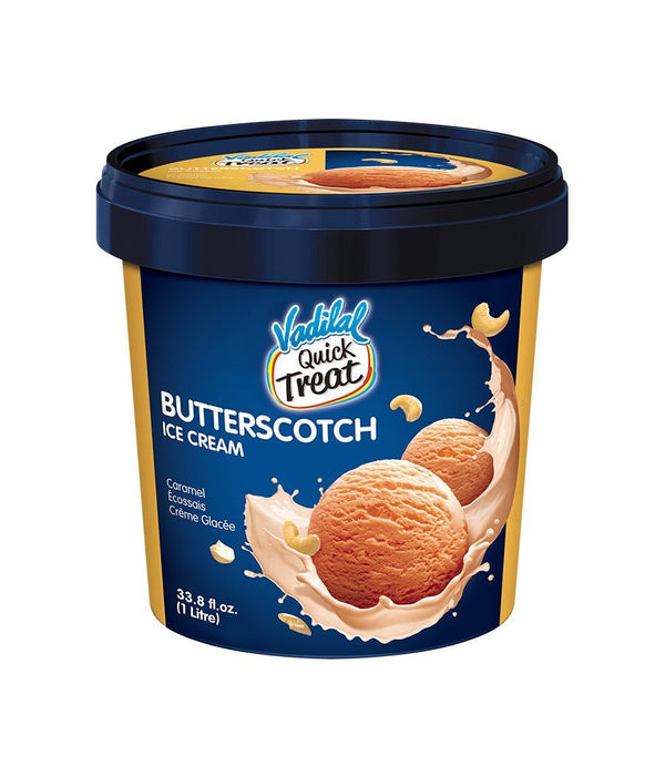 Vadilal Butterscotch Ice Cream 1 Lt | MirchiMasalay