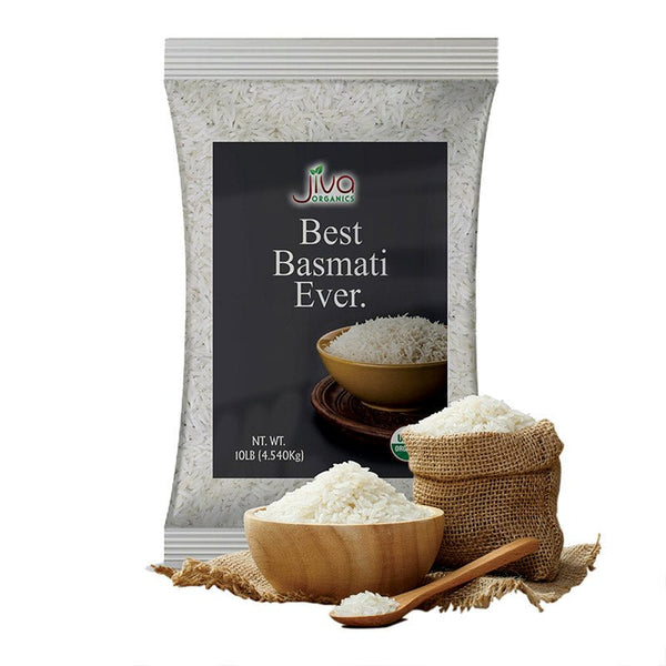 Jiva Organic Basmati Rice Large MirchiMasalay