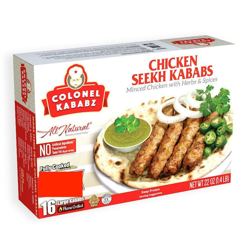 Colonel Kababz Chicken Seekh Kabab Family Pack | MirchiMasalay