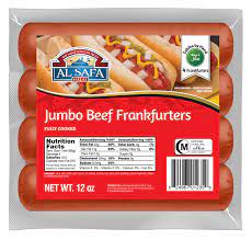 Al Safa Jumbo Beef Frankfurters | MirchiMasalay