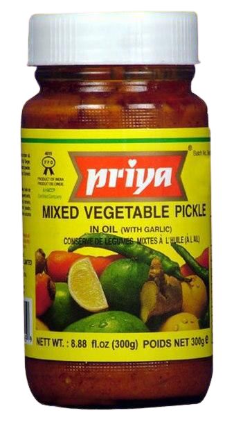 Priya Mix Vegetable Pickle (With Garlic) MirchiMasalay
