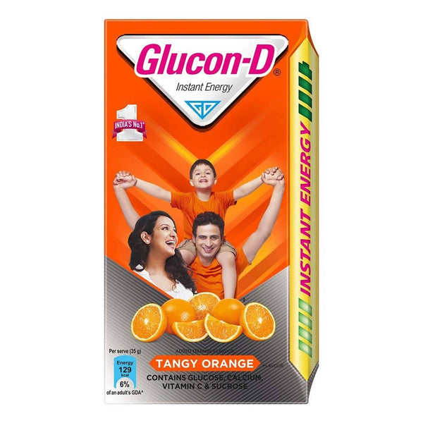 Glucon-D Glucose Beverage Mix Tangy Orange MirchiMasalay