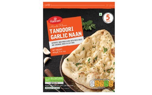 Haldirams Tandoori Garlic Naan (5pcs ) | MirchiMasalay
