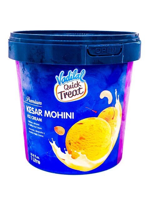 Vadilal Kesar Mohini Ice Cream 1 Lt | MirchiMasalay