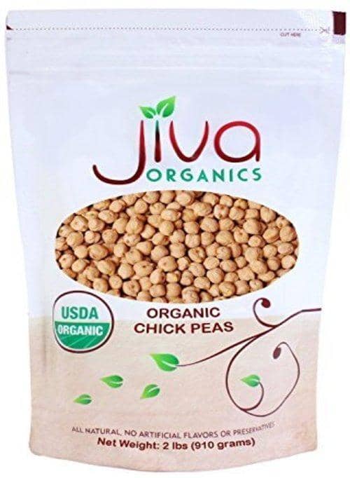 Jiva Organic Garbanzos Chick Peas MirchiMasalay