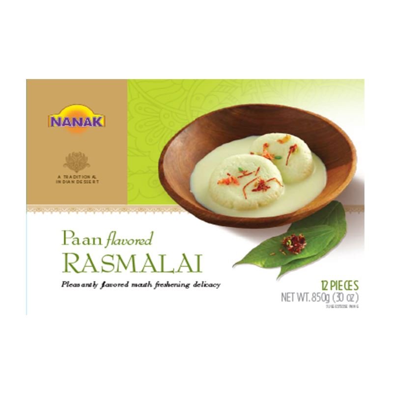 Nanak Paan Flavored Rasmalai 12 pcs MirchiMasalay