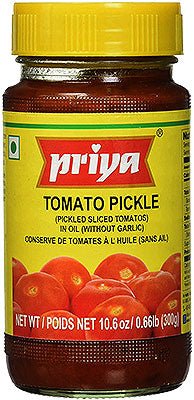 Priya Tomato Pickle (Without Garlic) MirchiMasalay
