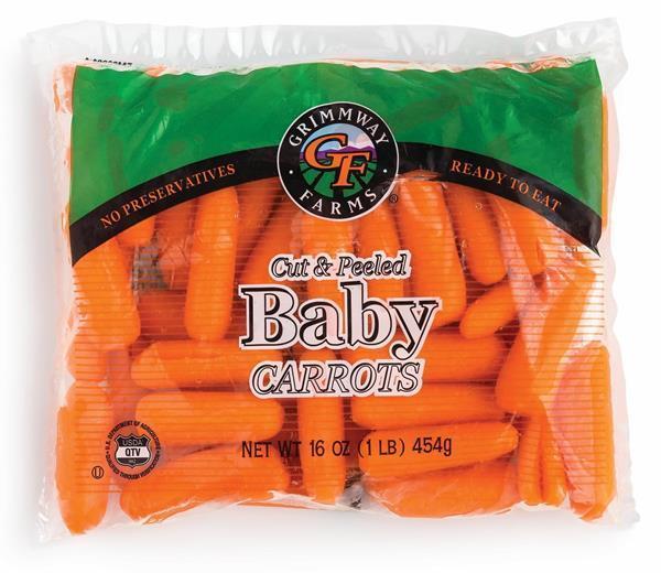 Grimway Cut and Peeled Baby Carrot Fresh Farms