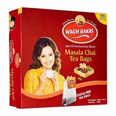 Wagh Bakri Masala Chai Tea Bags (100 T-Bags) MirchiMasalay
