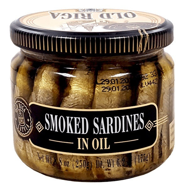 OLD RIGA Smoked Sardines In Oil MirchiMasalay