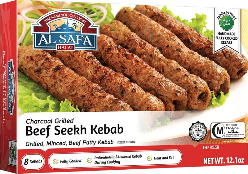 Al Safa Beef Seekh Kebab (Charcoal Grilled) | MirchiMasalay