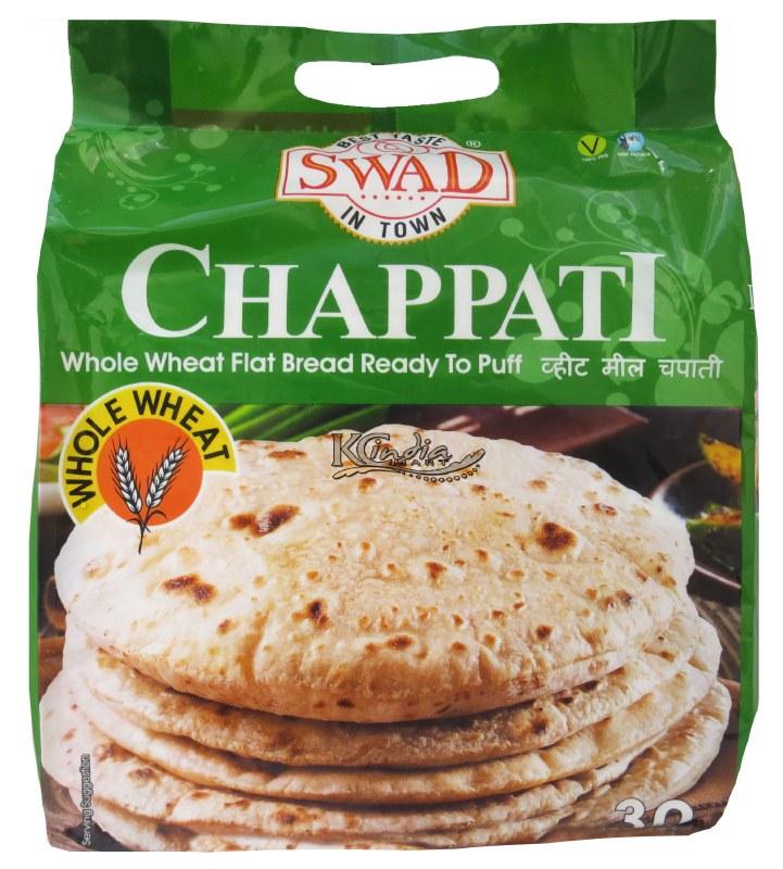Swad Whole Wheat Chappati (30pcs) | MirchiMasalay