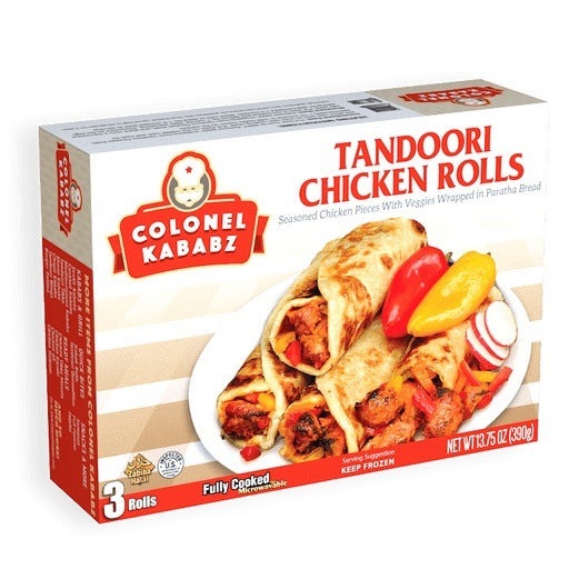 Colonel Kababz Tandoori Chicken Roll | MirchiMasalay
