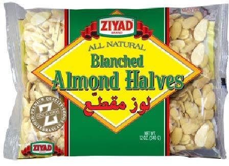 Ziyad Blanched Almond Halves MirchiMasalay